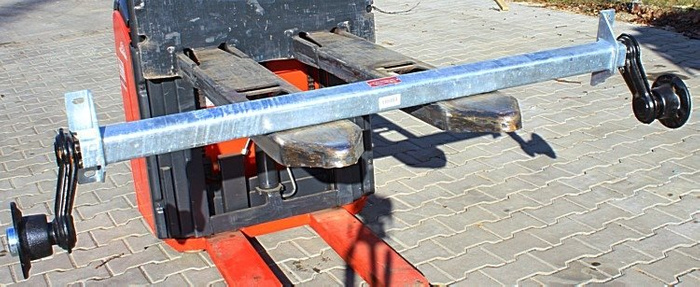 Ось без тормозов,750 КГ,1260 ММ