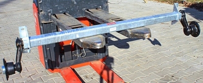 Ось без тормозов,750 КГ,1260 ММ