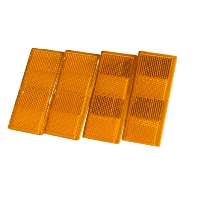 СВЕТООТРАЖАТЕЛЬ 90X40 ЖЕЛТЫЙ